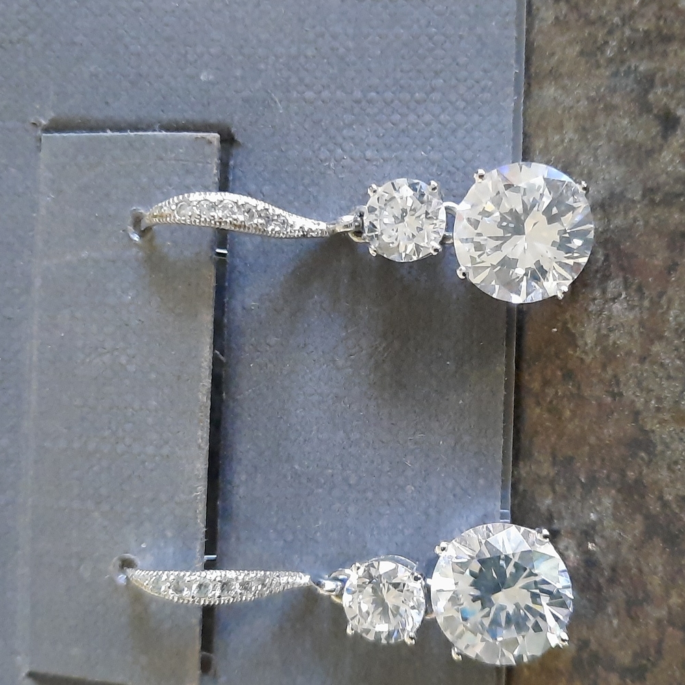 Eliot Danori Silver Earrings - Picture 2 of 3